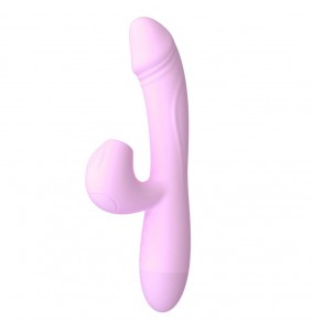 HK LETEN - Rabbit Sucking Intelligent Heating Vibrator Wand (Chargeable - Purple)
